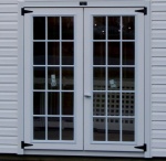 Full Glass Shed Door