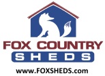 This image has an empty alt attribute; its file name is fox-country-sheds-banner.jpg